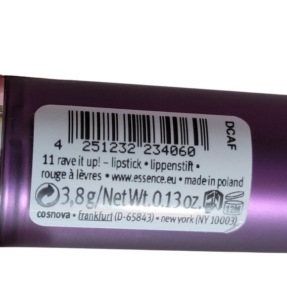 ESSENCE matt matt matt lipstick - Shade 11 Vibrant Shock Purple NEW - Picture 9 of 9